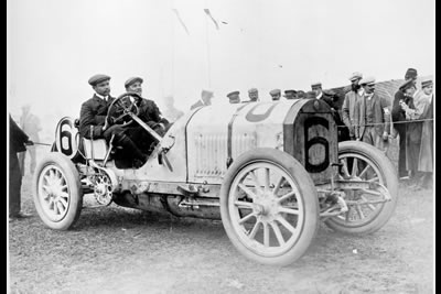 Mercedes 140 hp Grand Prix 12.824 cc 4 cylinder 1908 French GP winner